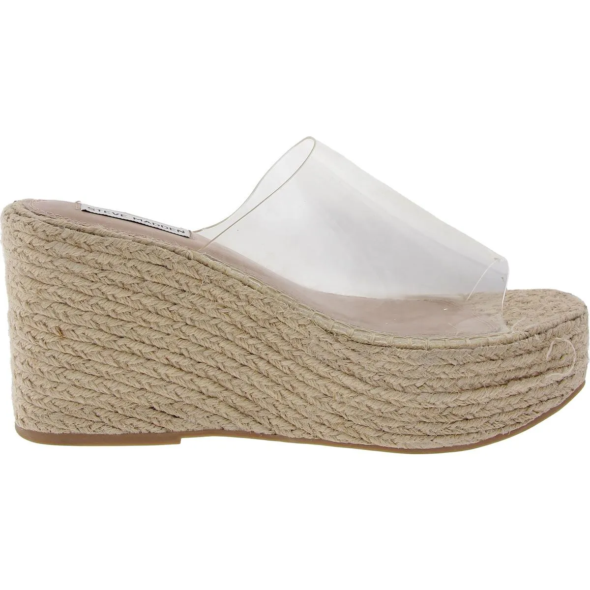 Jacy Womens Woven Plastic Wedge Sandals