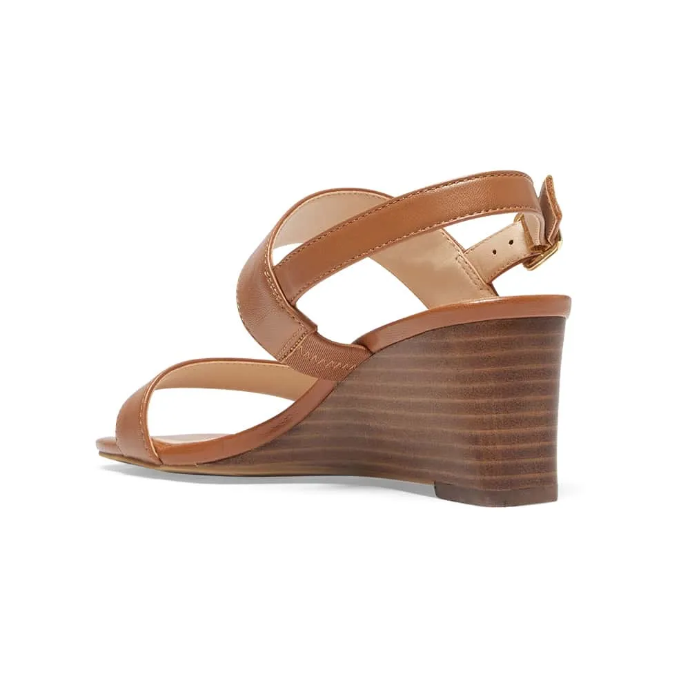 Jill Heel in Tan Leather