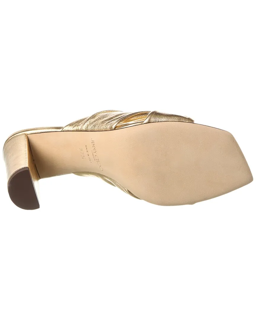 Jimmy Choo Avenue 85 Leather Sandal
