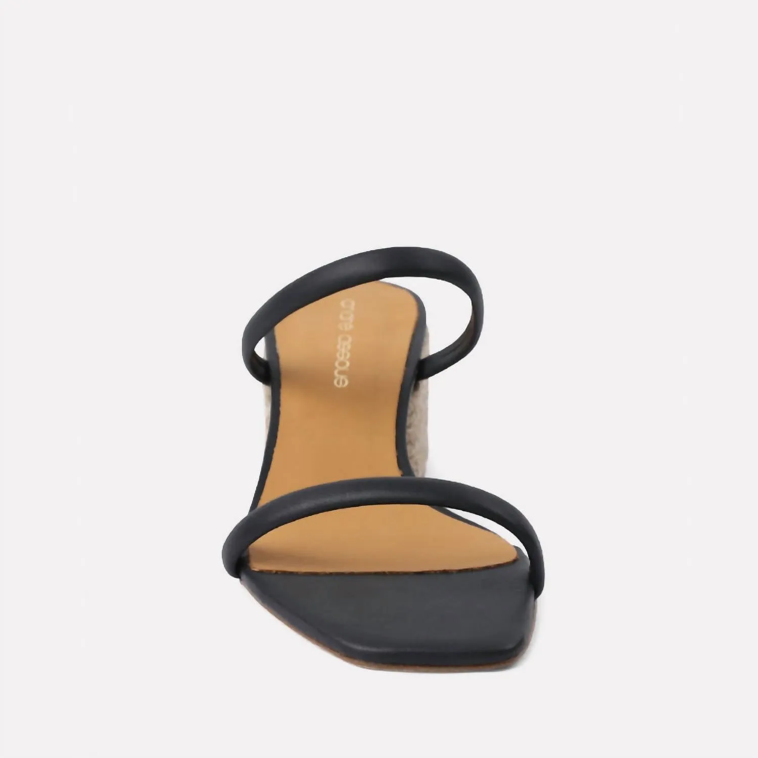 Joie Espadrille Heel In Black