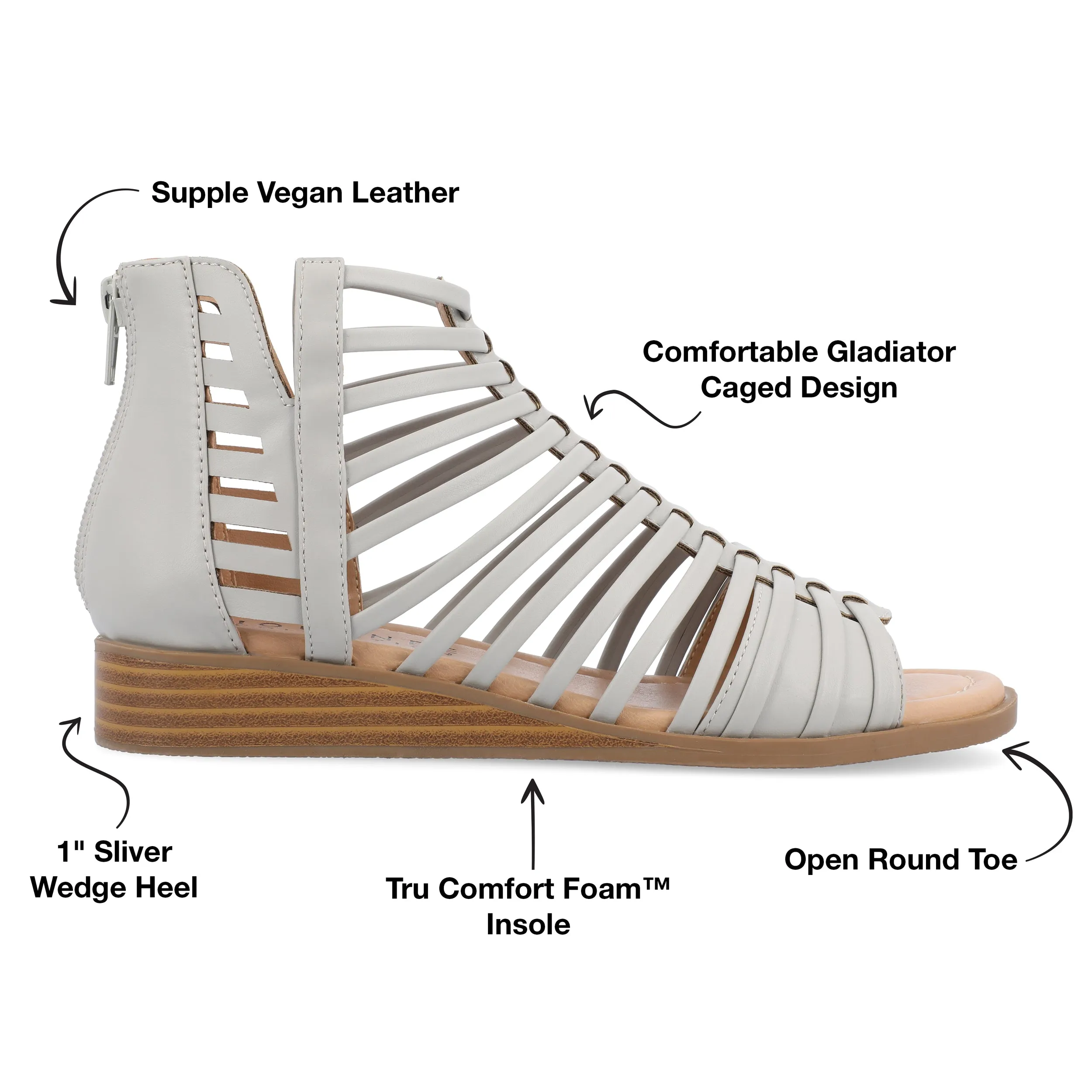 Journee Collection Women's Tru Comfort Foam Wide Width Delilah Sandals