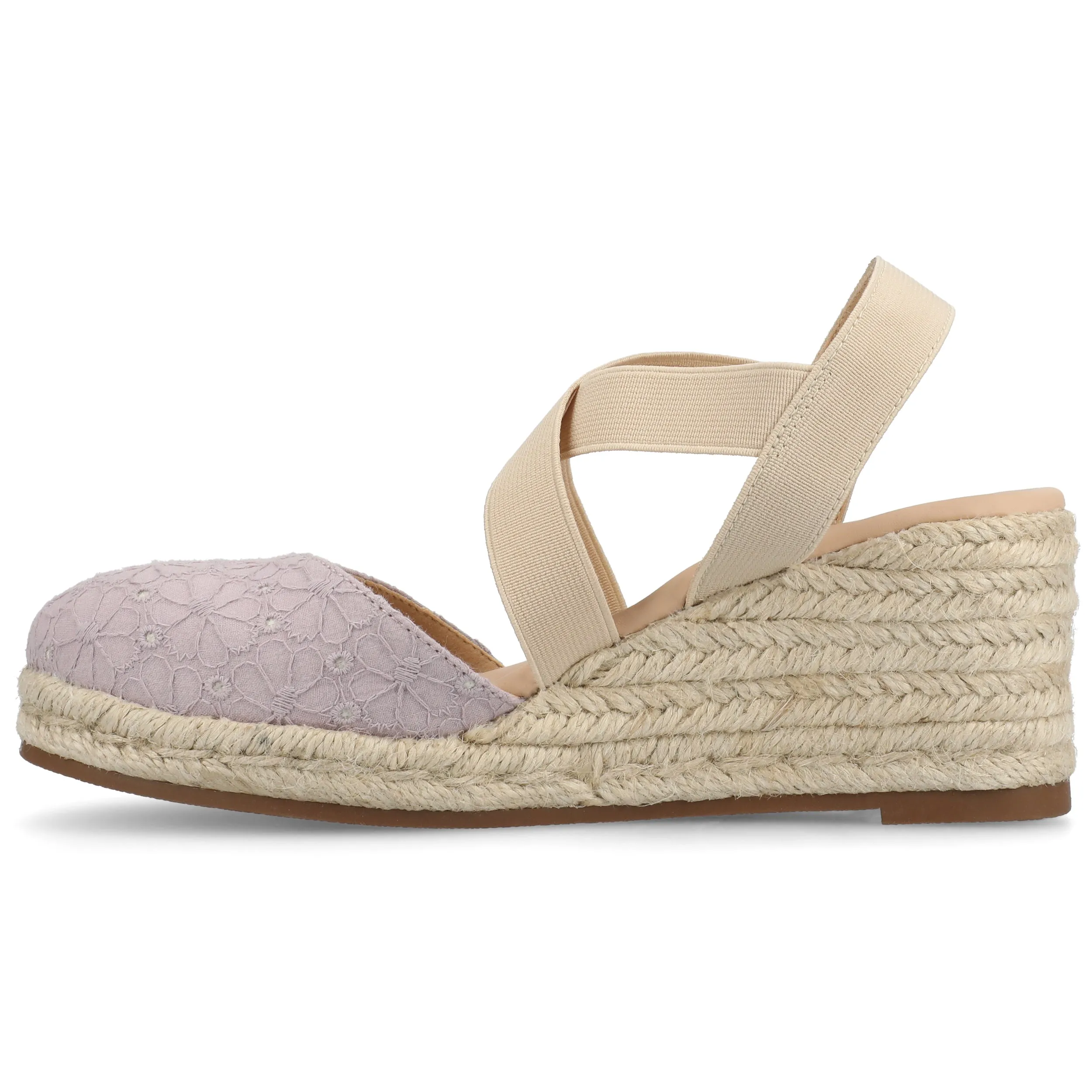 Journee Women's Ashlee Medium and Wide Width Espadrille Wedge Sandals