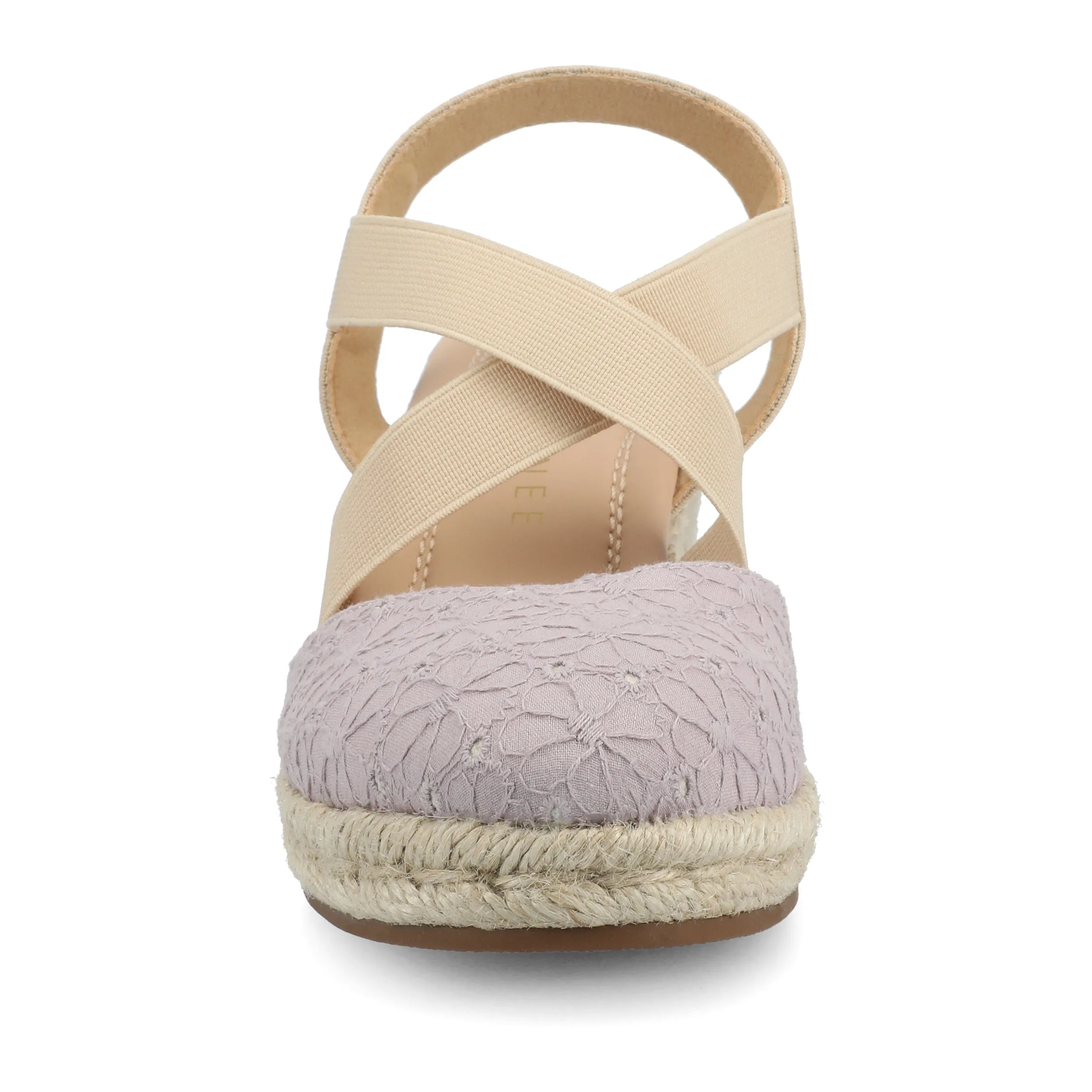 Journee Women's Ashlee Medium and Wide Width Espadrille Wedge Sandals