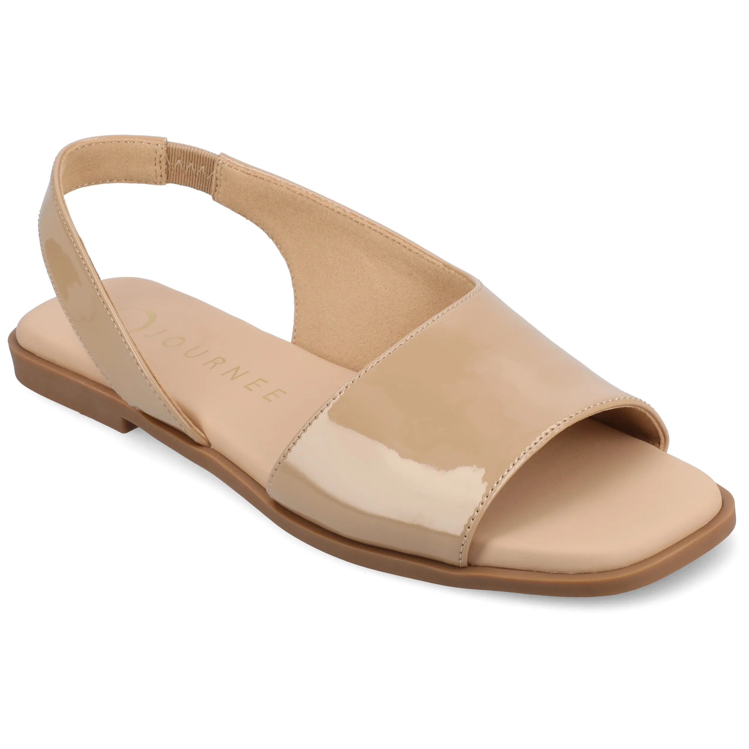Journee Women's Brinsley Medium and Wide Width Flat Sandals