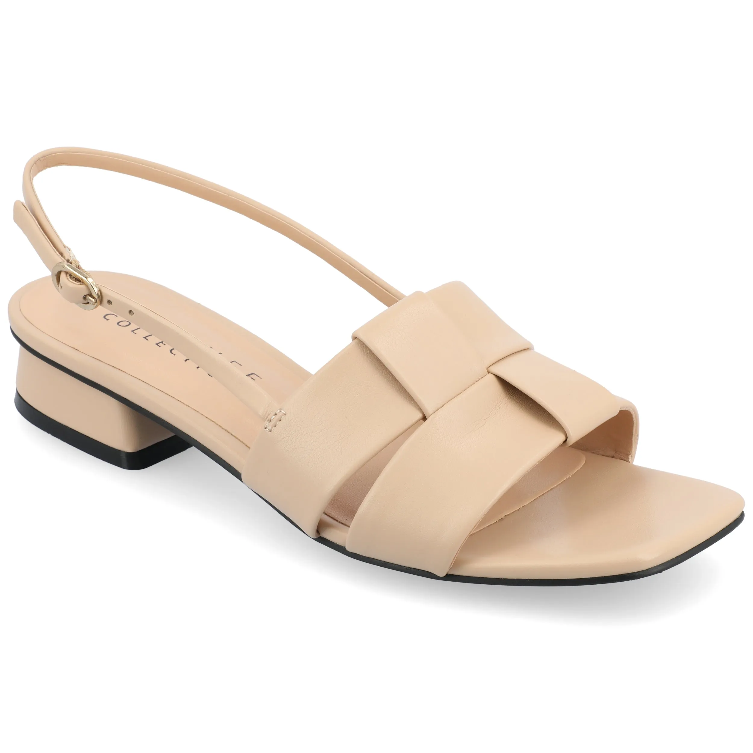 Journee Women's Tabatha Medium and Wide Width Flat Sandals