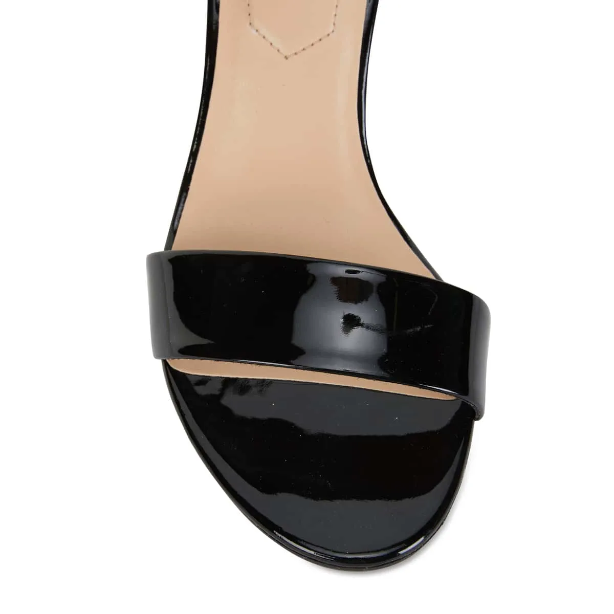 Juliet Heel in Black Patent