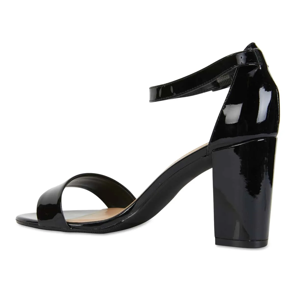 Juliet Heel in Black Patent