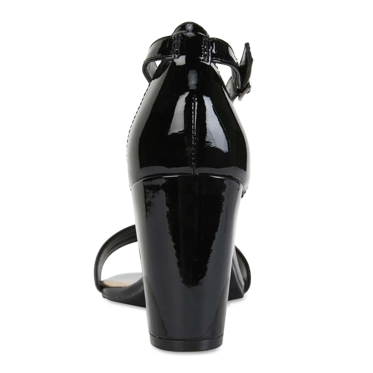 Juliet Heel in Black Patent