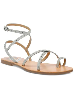 Junie Womens Studded Open-toe Flatform Sandals