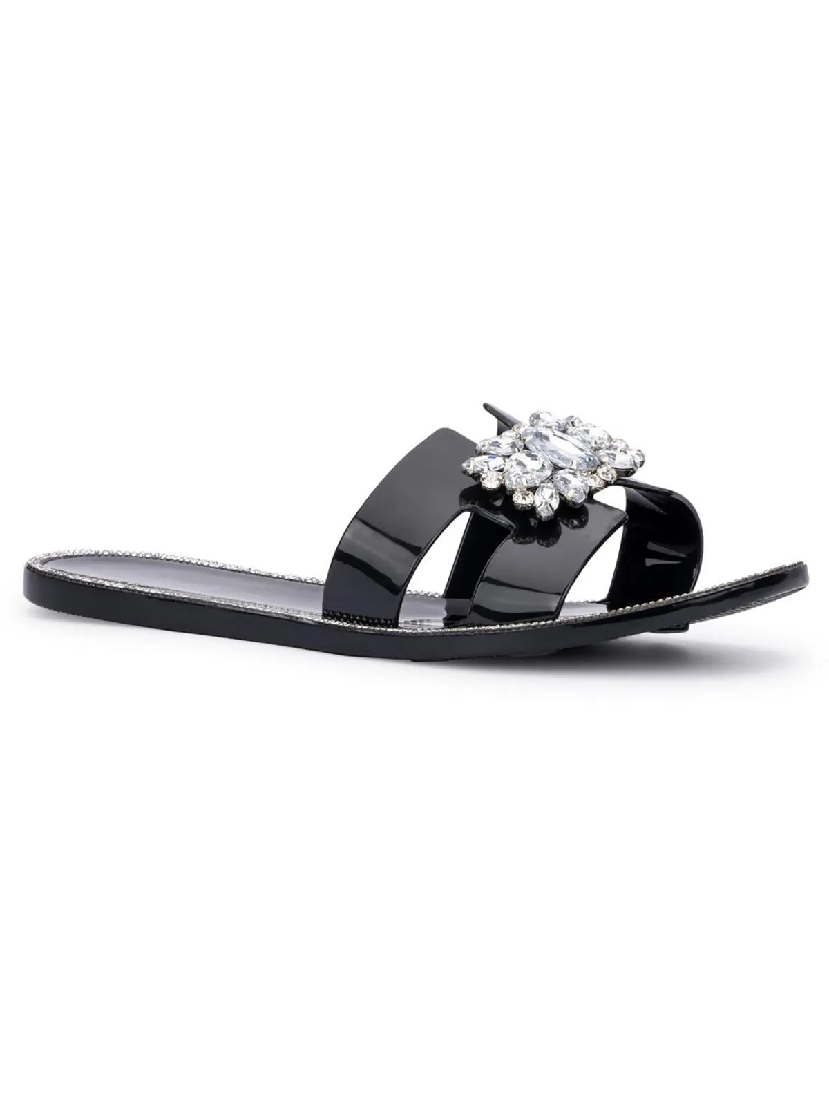 Kai  Womens Slip On Dressy Slide Sandals