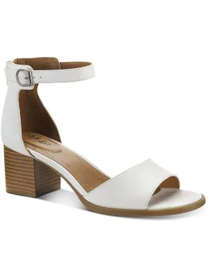 Katerina Womens Ankle Strap Slide On Heel Sandals