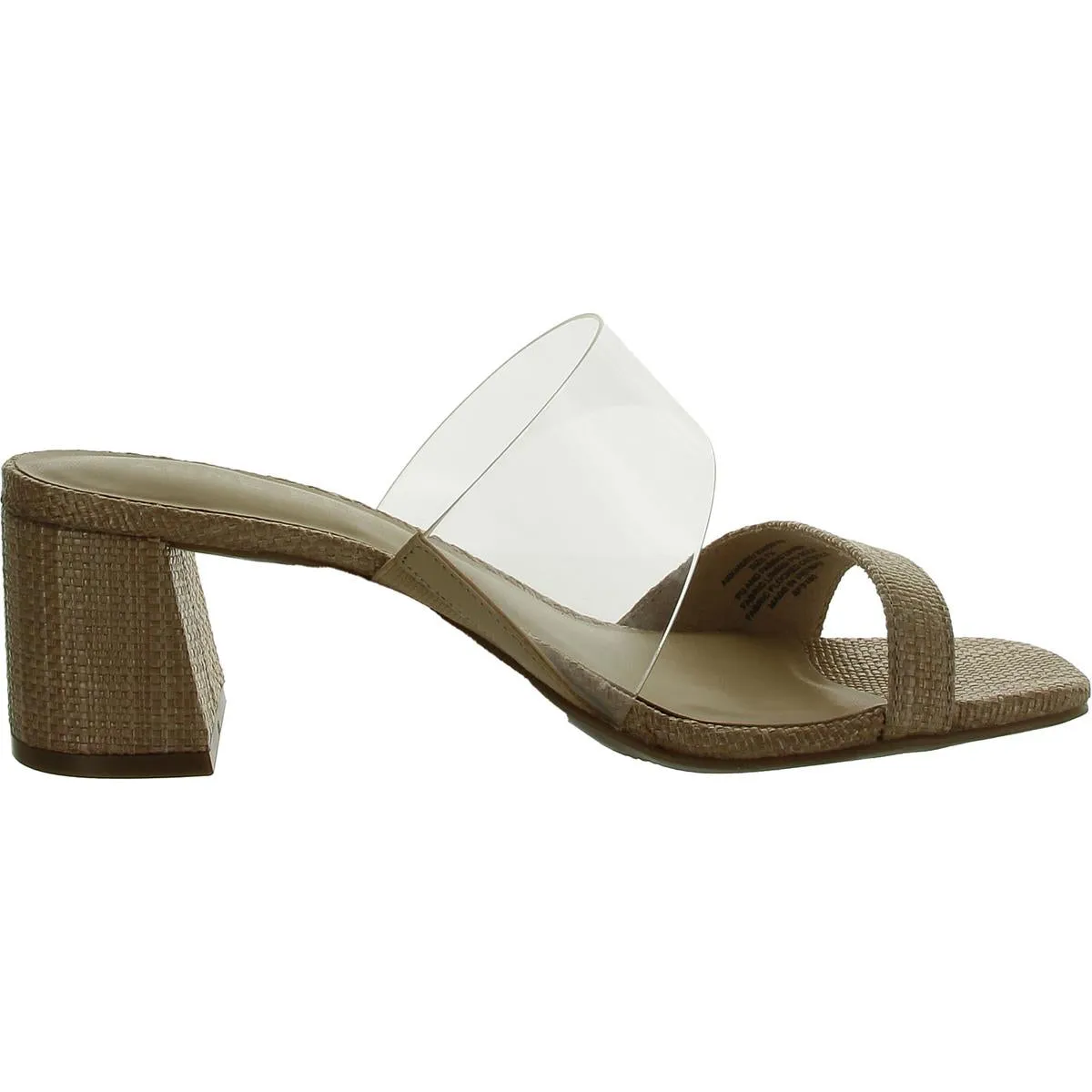 Kinder Womens Patent Square Toe Block Heel