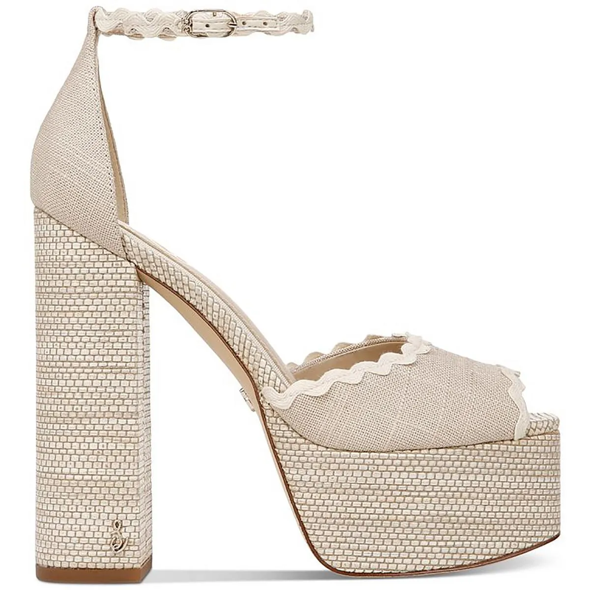 Kori 2 Womens Adjustable Peep Toe Block Heel