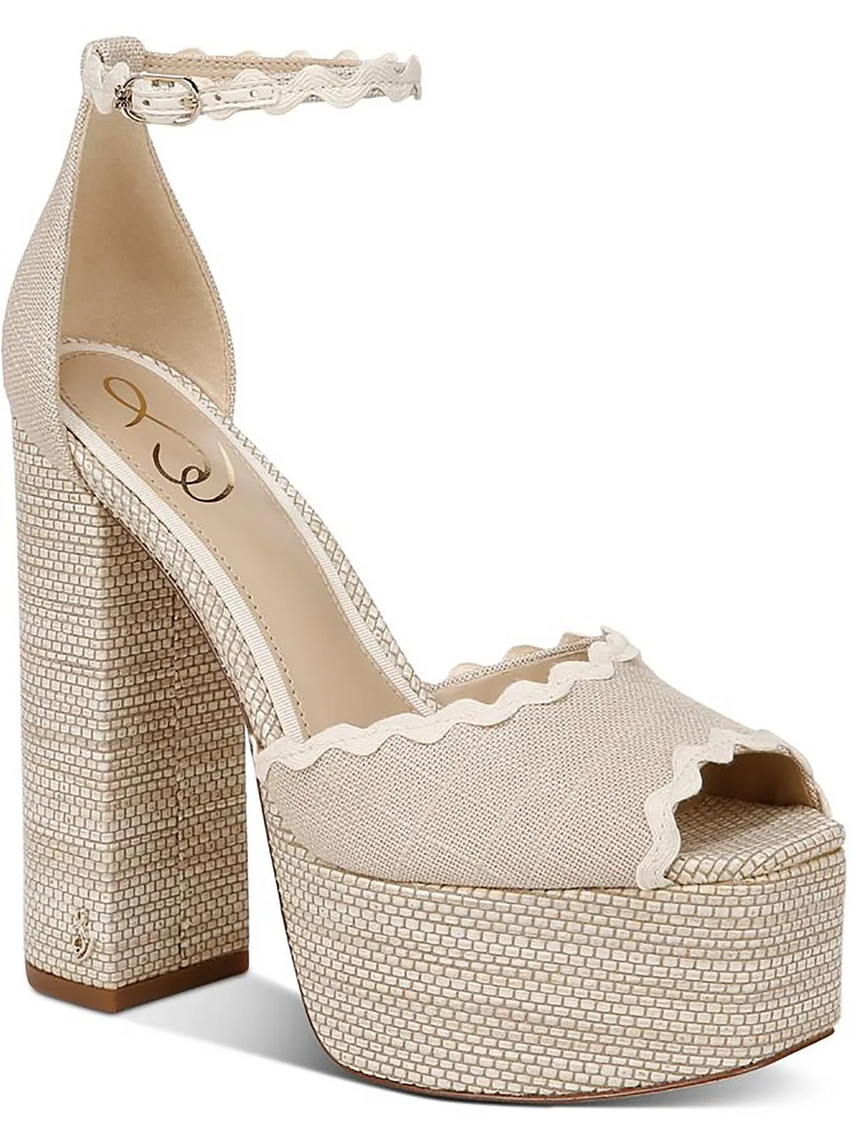 Kori 2 Womens Adjustable Peep Toe Block Heel