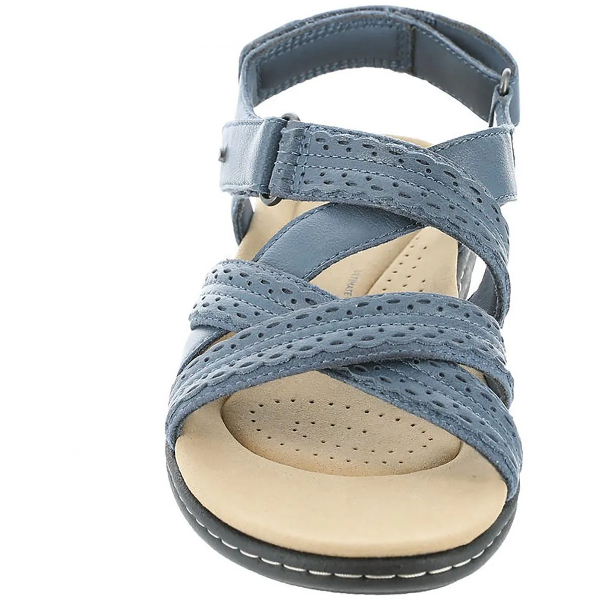 LAURIEANN Womens Slip On Open Toe Thong Sandals