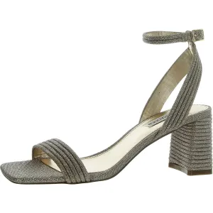 LAVNISH Womens Square toe Ankle strap Heels