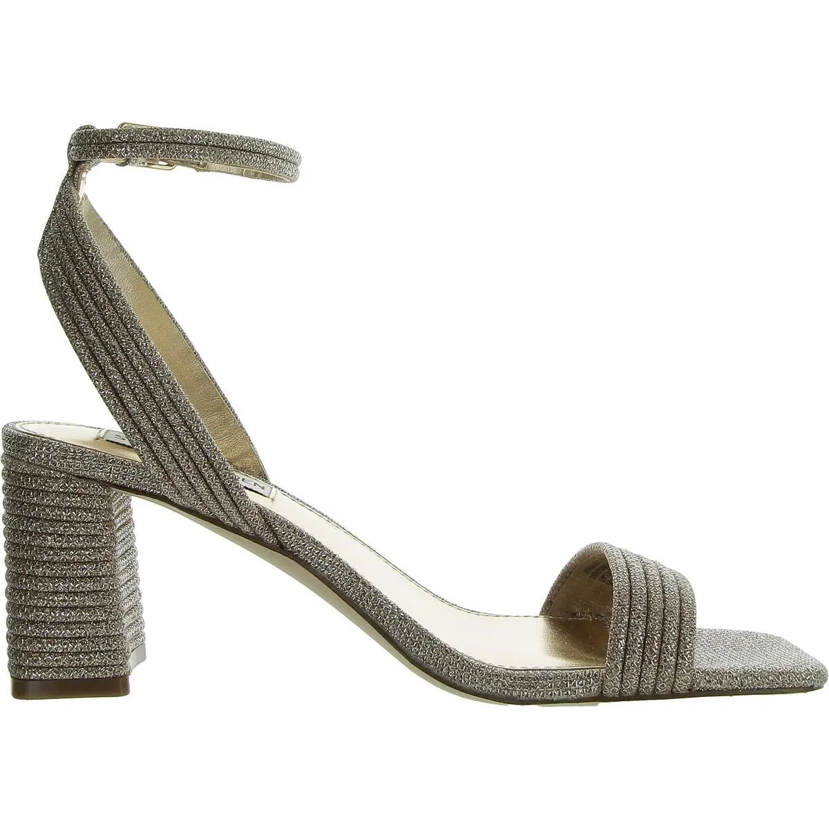 LAVNISH Womens Square toe Ankle strap Heels