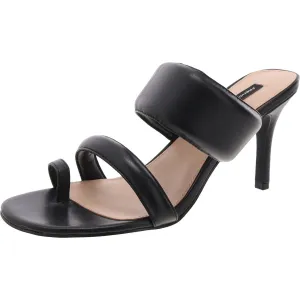 Layn Womens Leather Slip-On Mule Sandals