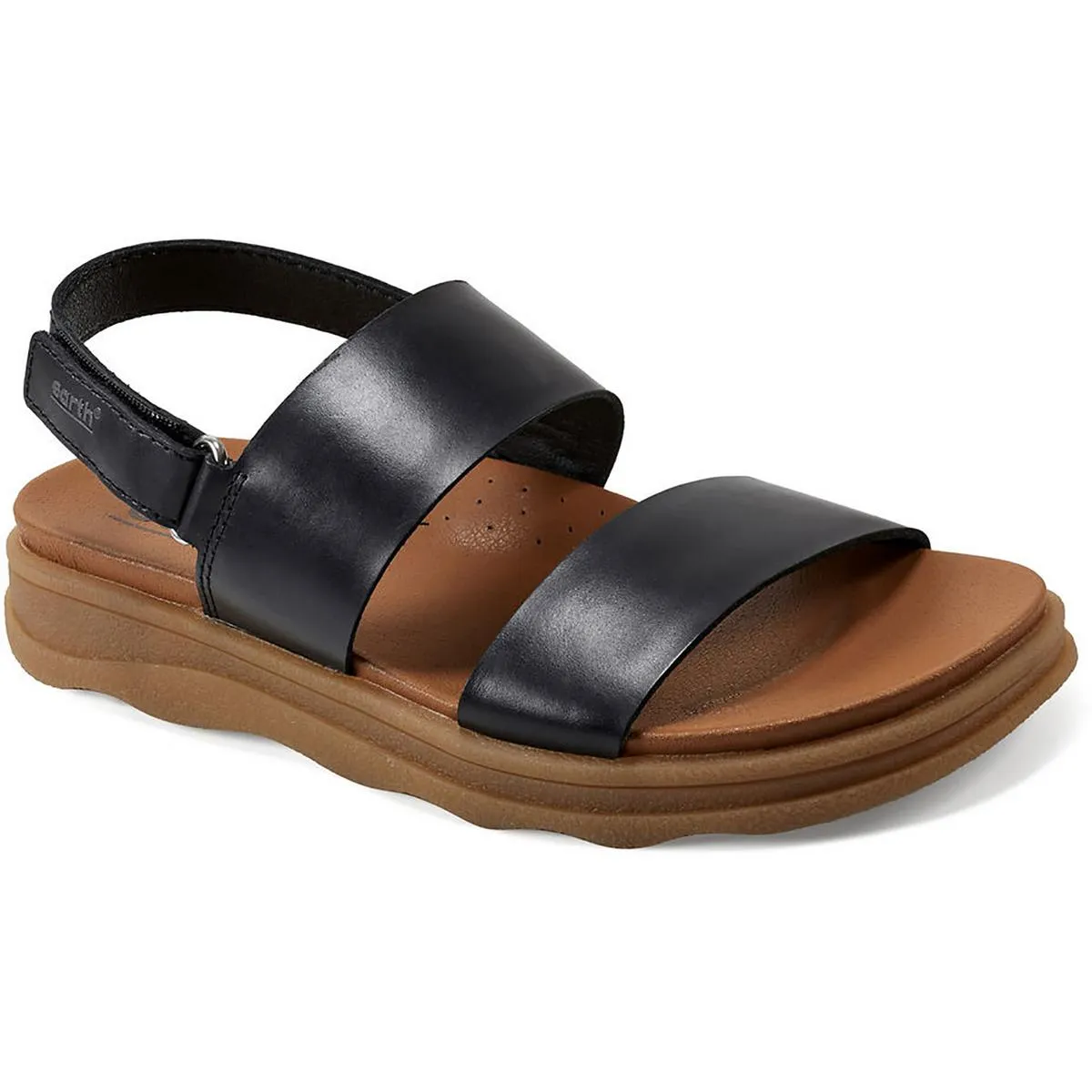 Leah  Womens Casual Leather Strappy Sandals