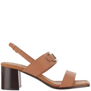 Leather Sandals With Logo