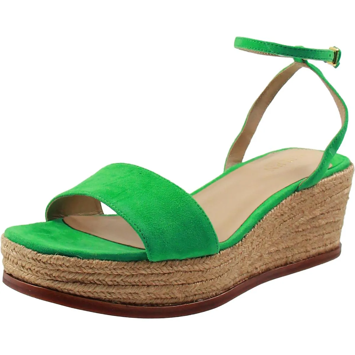 Leona    Womens Woven Leather Platform Sandals