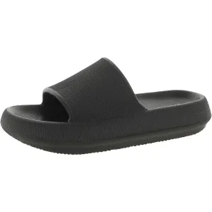 Lexa Womens Open Toe Slip On Flatform Sandals
