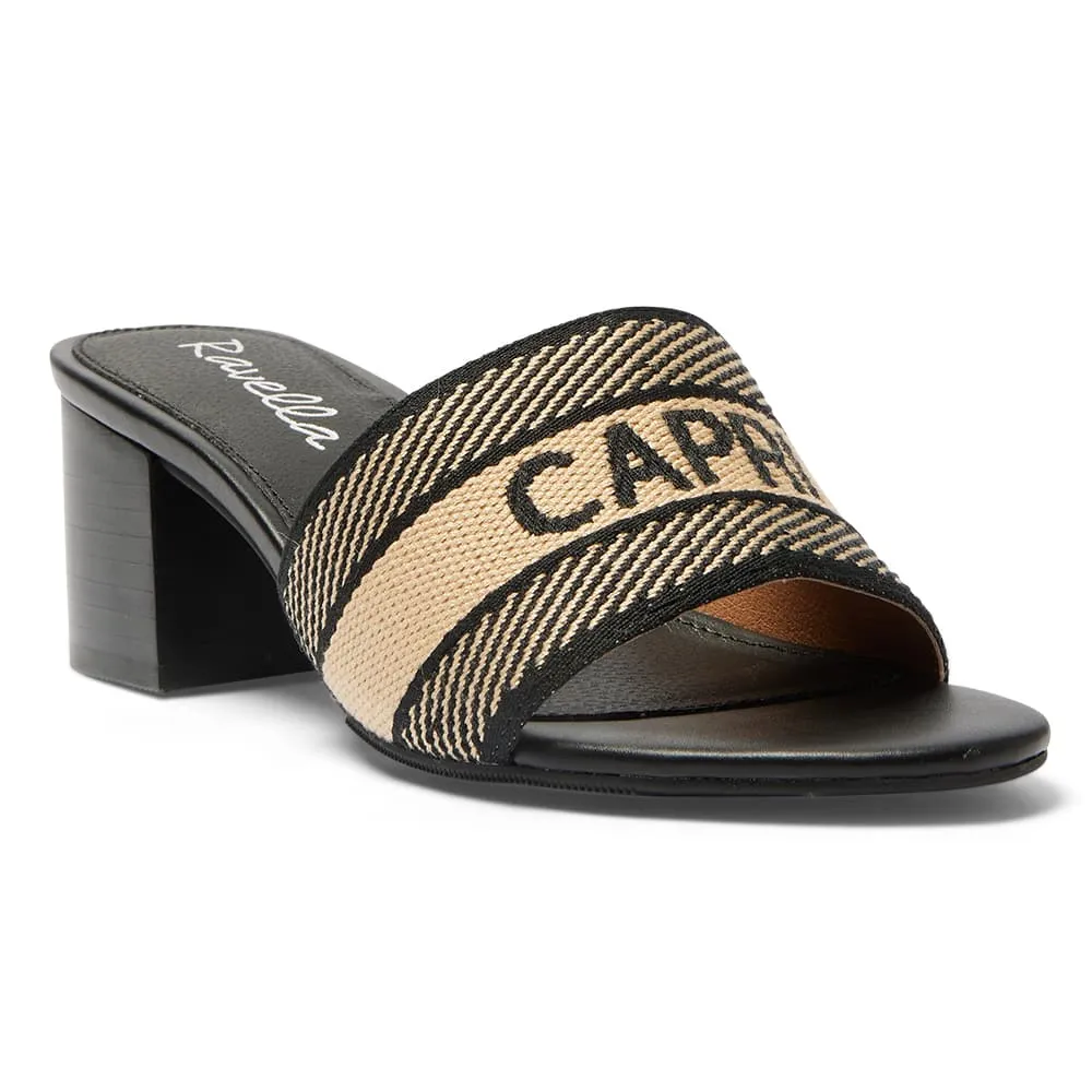 Liberty Heel in Black Multi