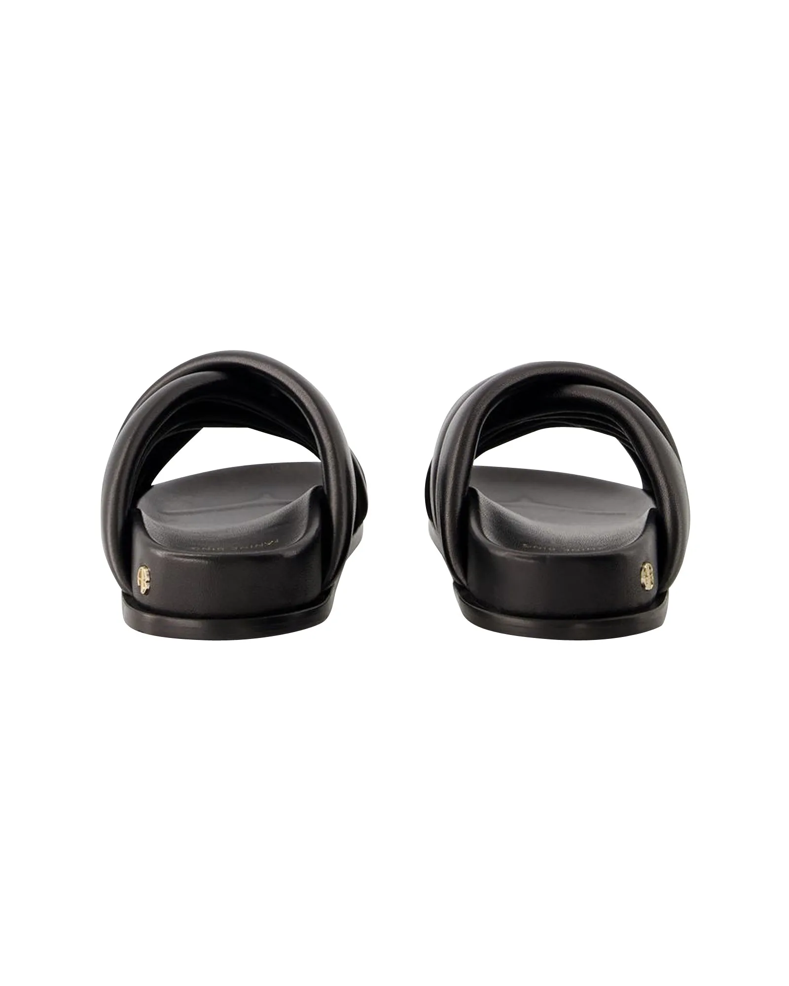 Lizzie Slides - Anine Bing - Leather - Black