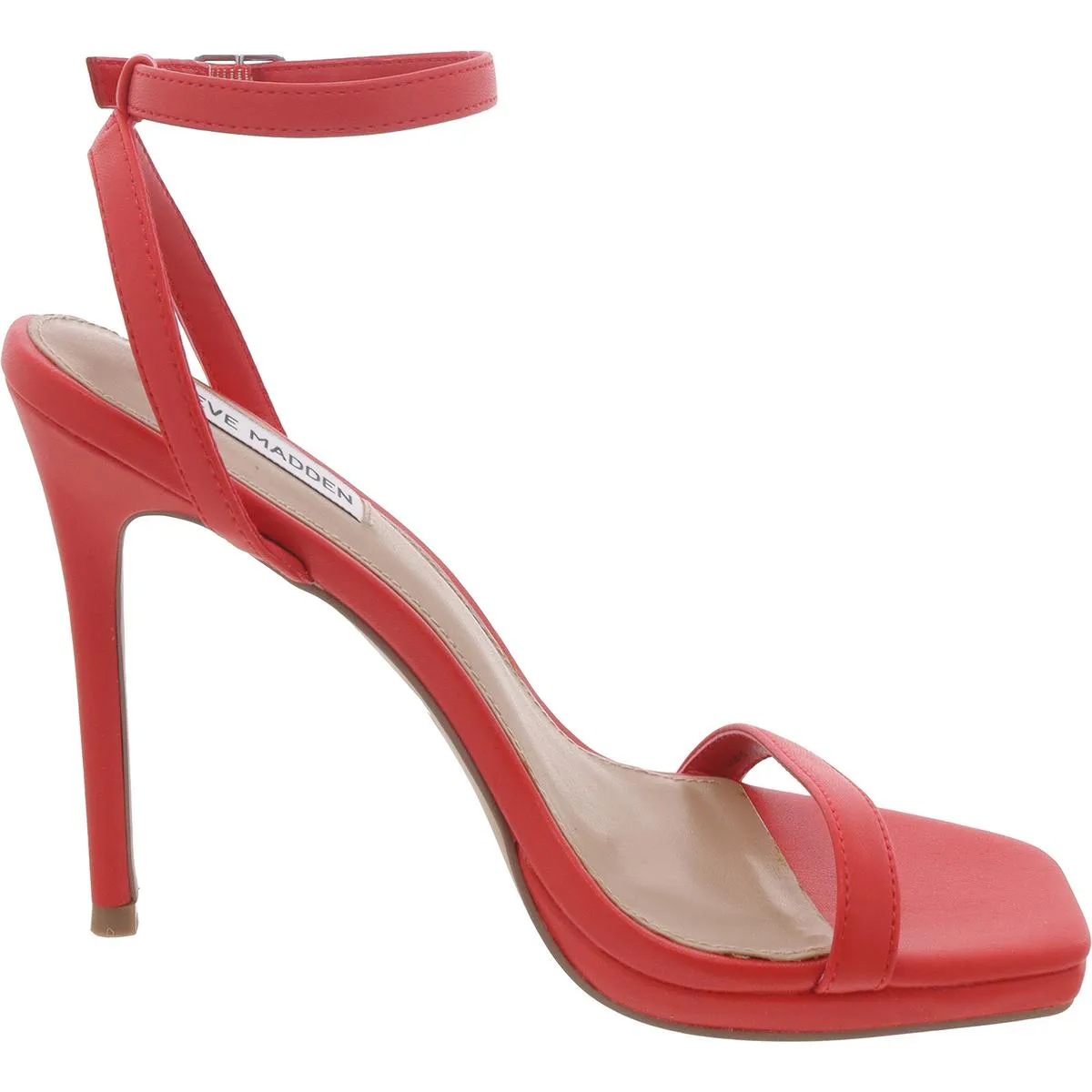 Lobos Womens Faux Leather Adjustable Ankle Strap