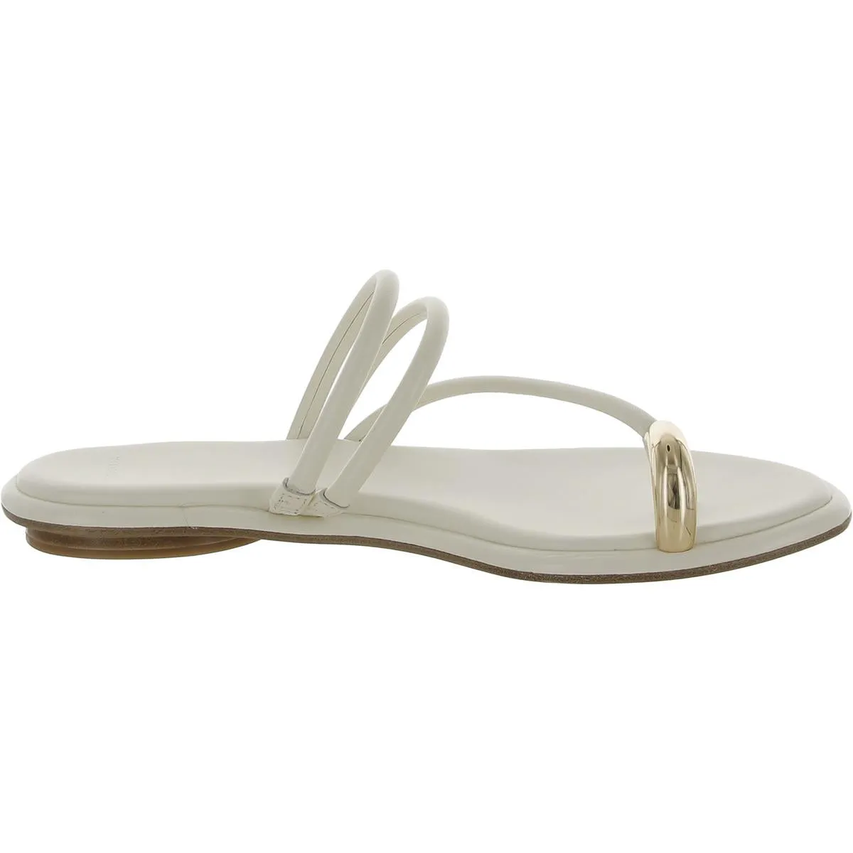 Lucila Womens Leather Slip On Strappy Sandals