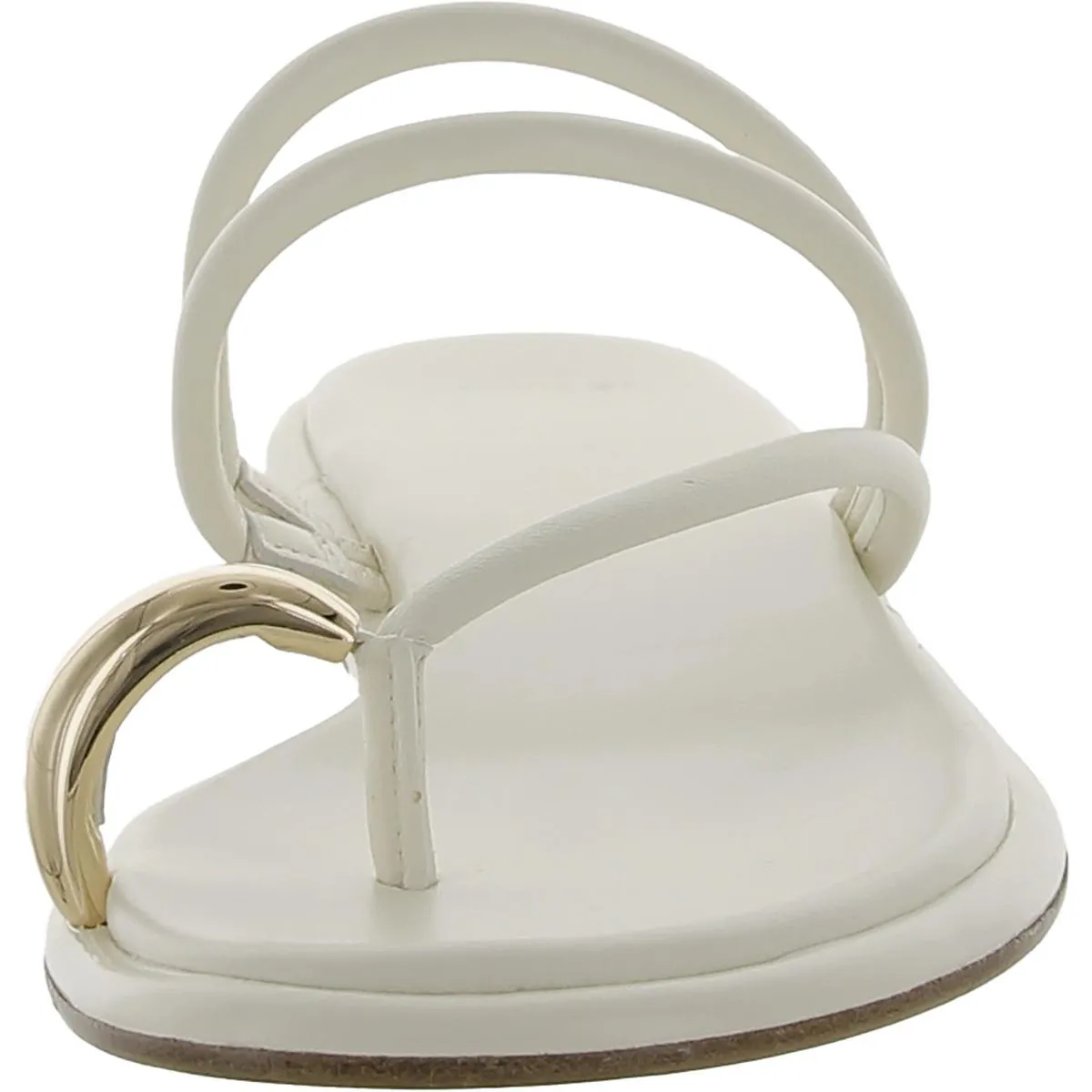 Lucila Womens Leather Slip On Strappy Sandals