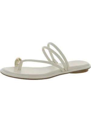Lucila Womens Leather Slip On Strappy Sandals