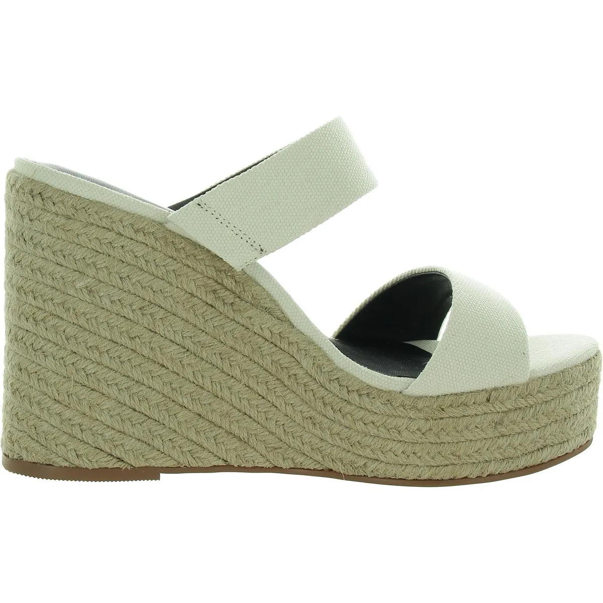 Luna Womens Open Toe Two-Strap Wedge Sandals