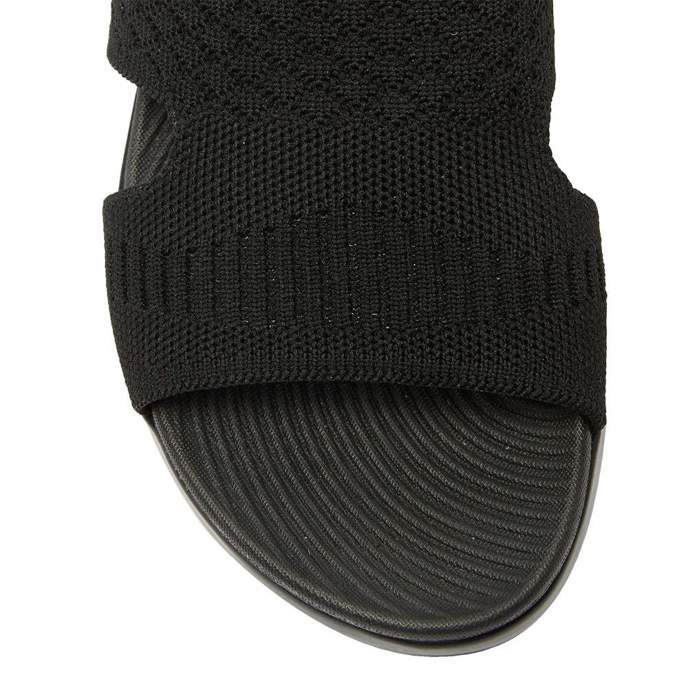 Madon Slide in Black On Black