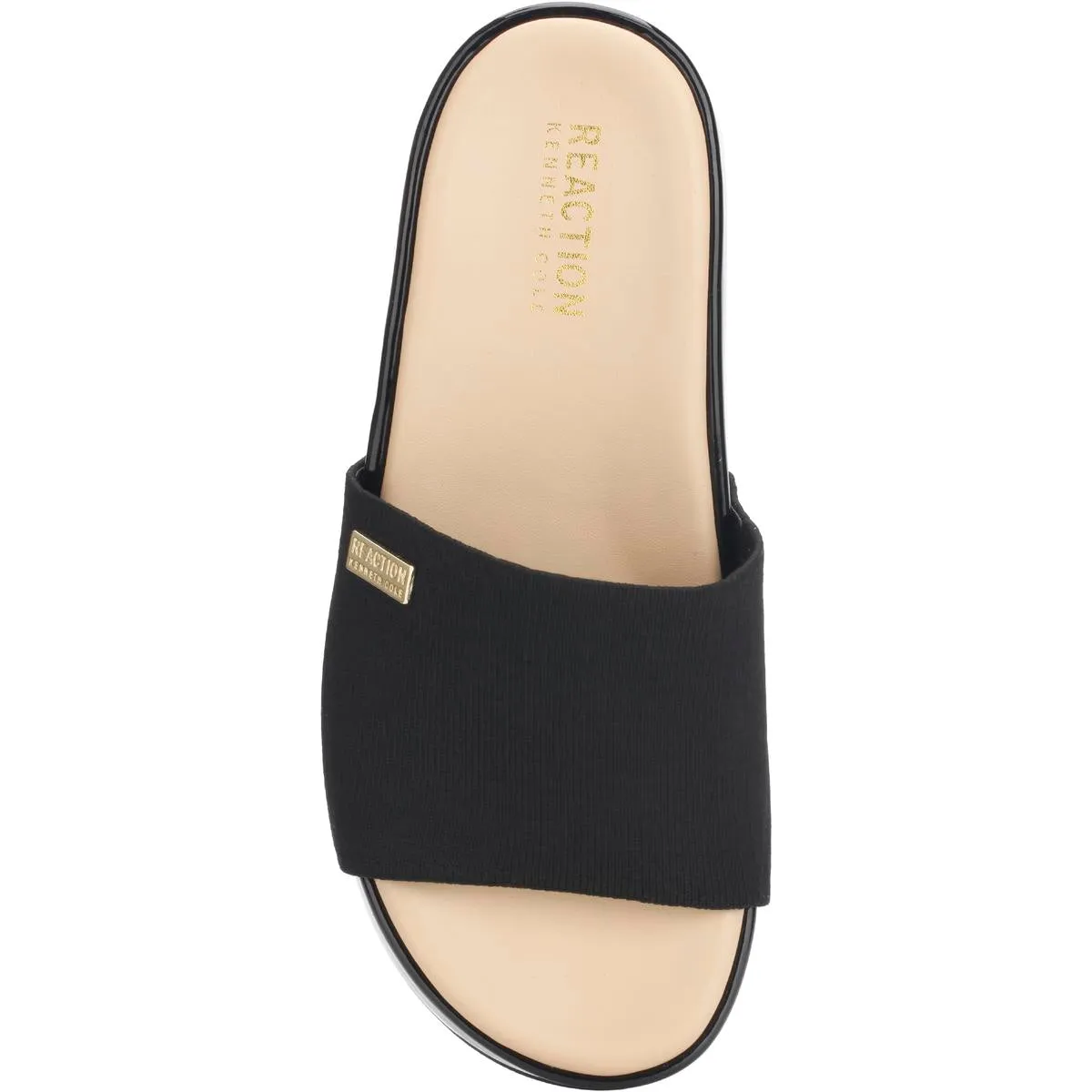 Maila Stretch Womens Logo Slip On Slide Sandals