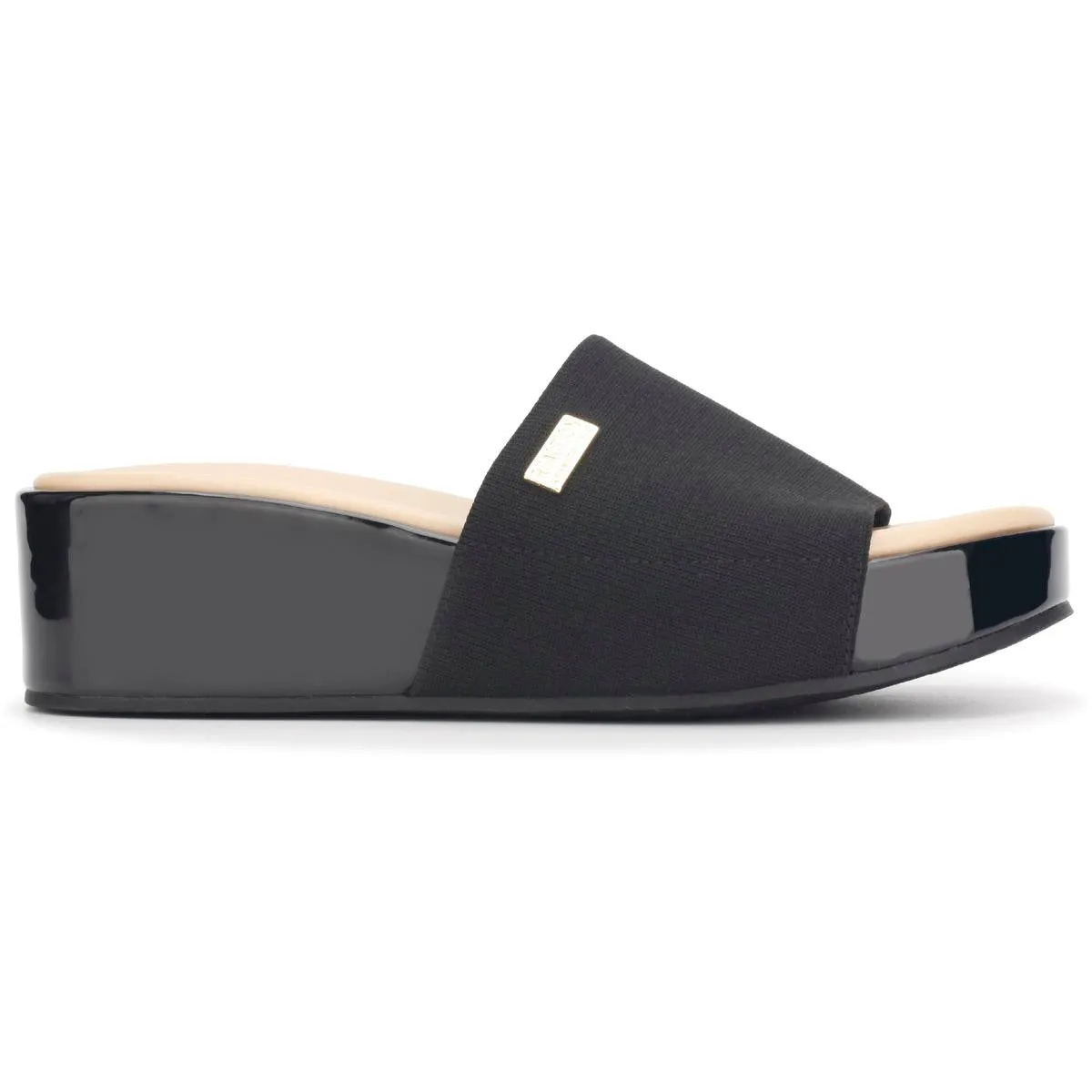 Maila Stretch Womens Logo Slip On Slide Sandals