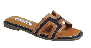 MAIN13 - DENIM/TAN