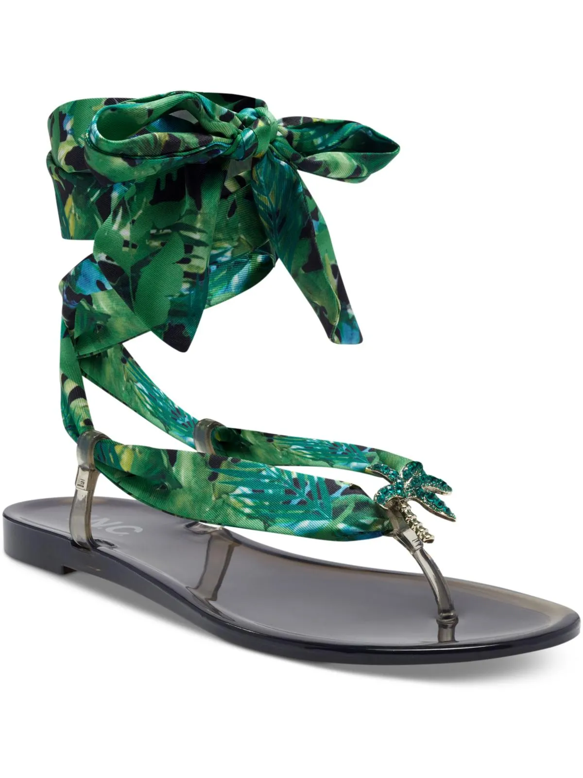 Malanaf Womens Slip On Thong toe Flat Sandals