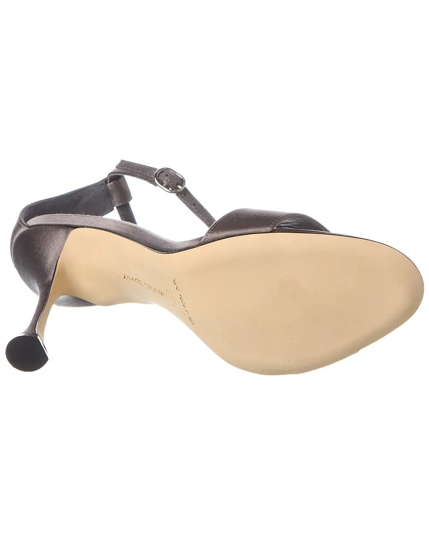 Manolo Blahnik Bambi 100 Satin Sandal