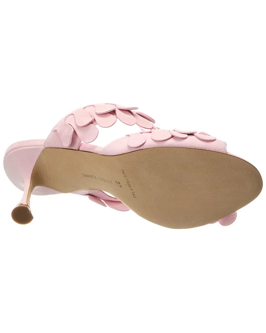 Manolo Blahnik Kelna 70 Suede Sandal