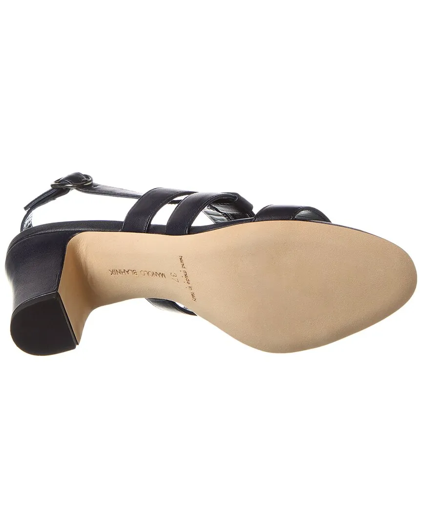 Manolo Blahnik Memaarhi 70 Leather Sandal