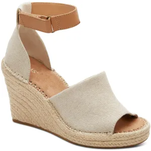 Marisol  Womens Ankle Strap Heeled Espadrilles