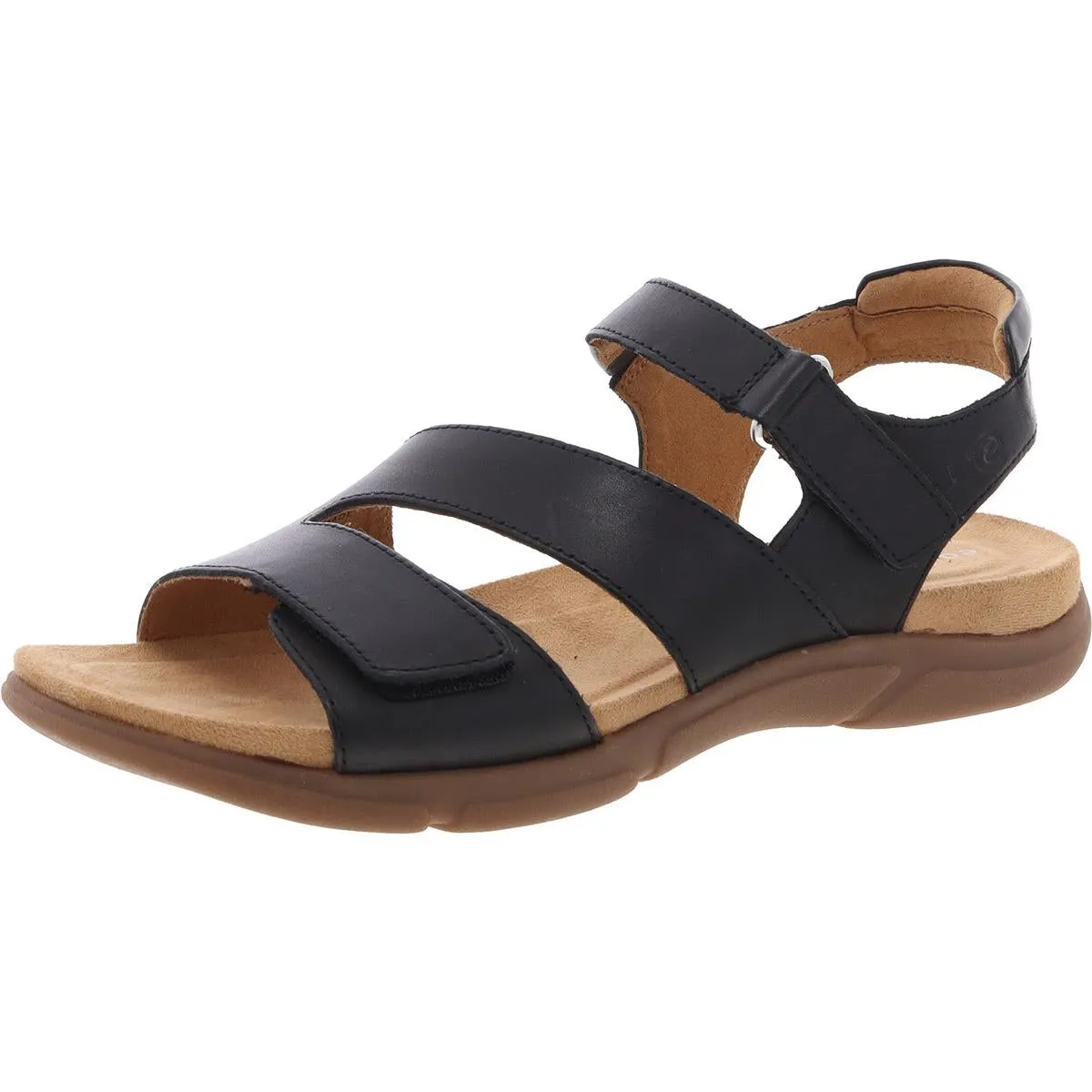 Mavey Womens Adjustable Leather Ankle Strap