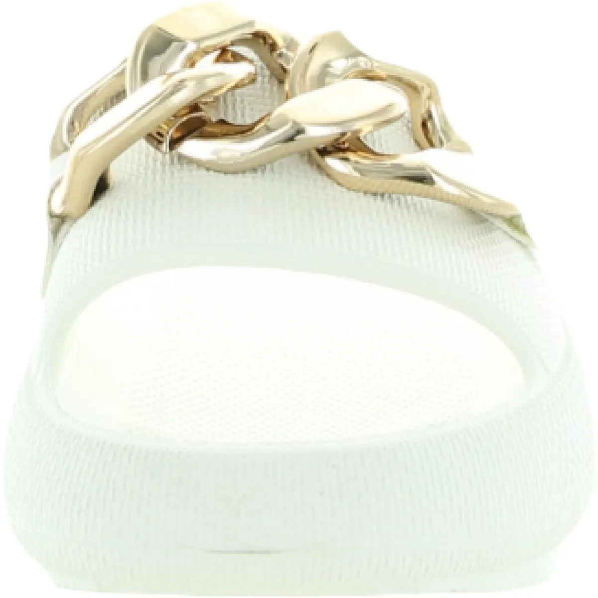 Mello Eva Chain Womens Open Toe Slip On Slide Sandals