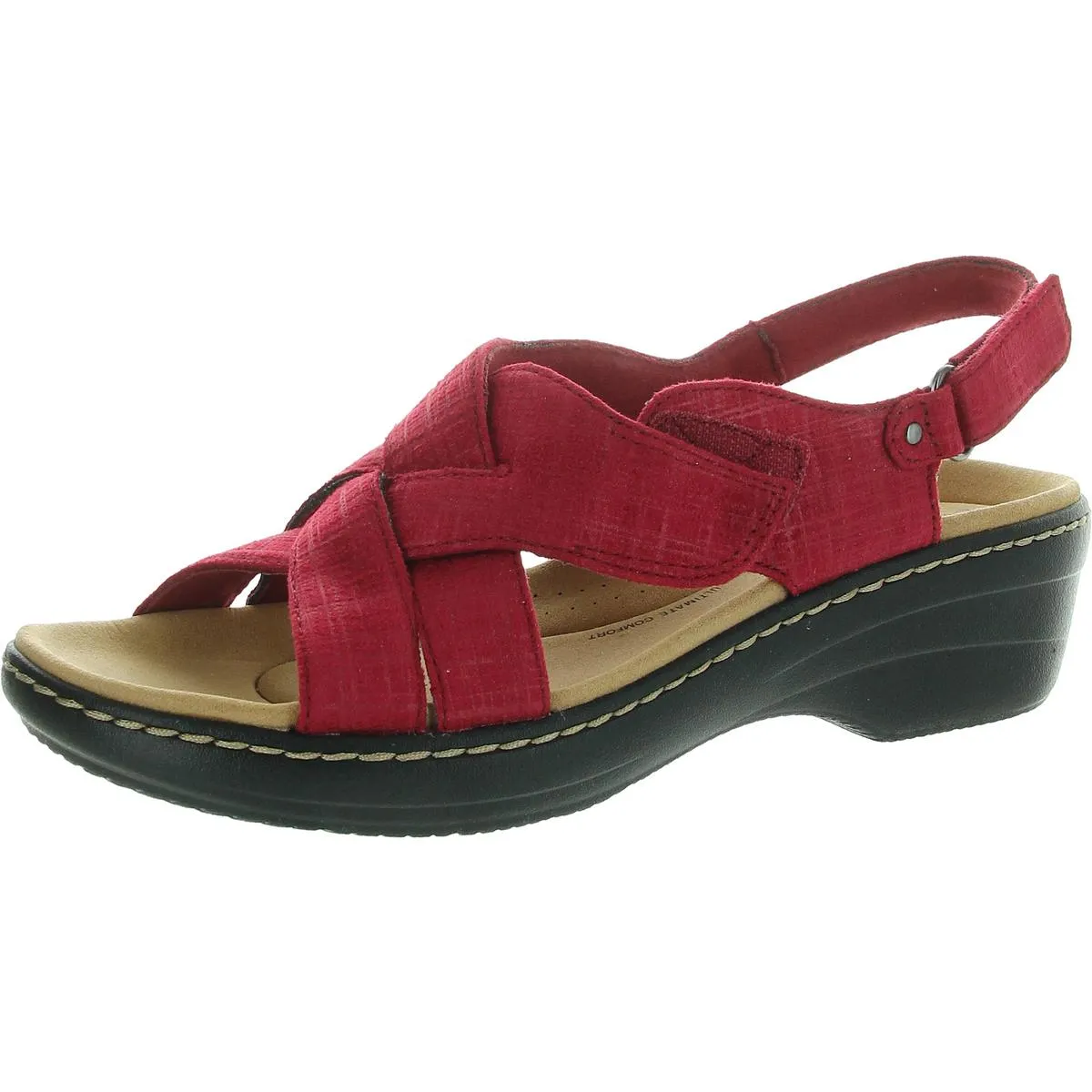 Merliah Echo Womens Cushioned Footbed Wedge Sandals