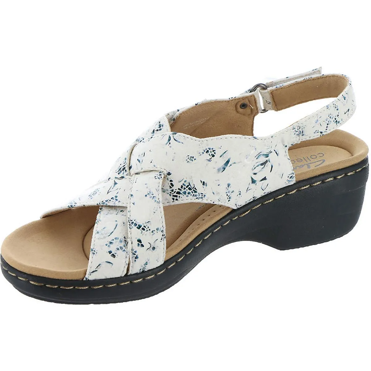 Merliah Echo Womens Cushioned Footbed Wedge Sandals