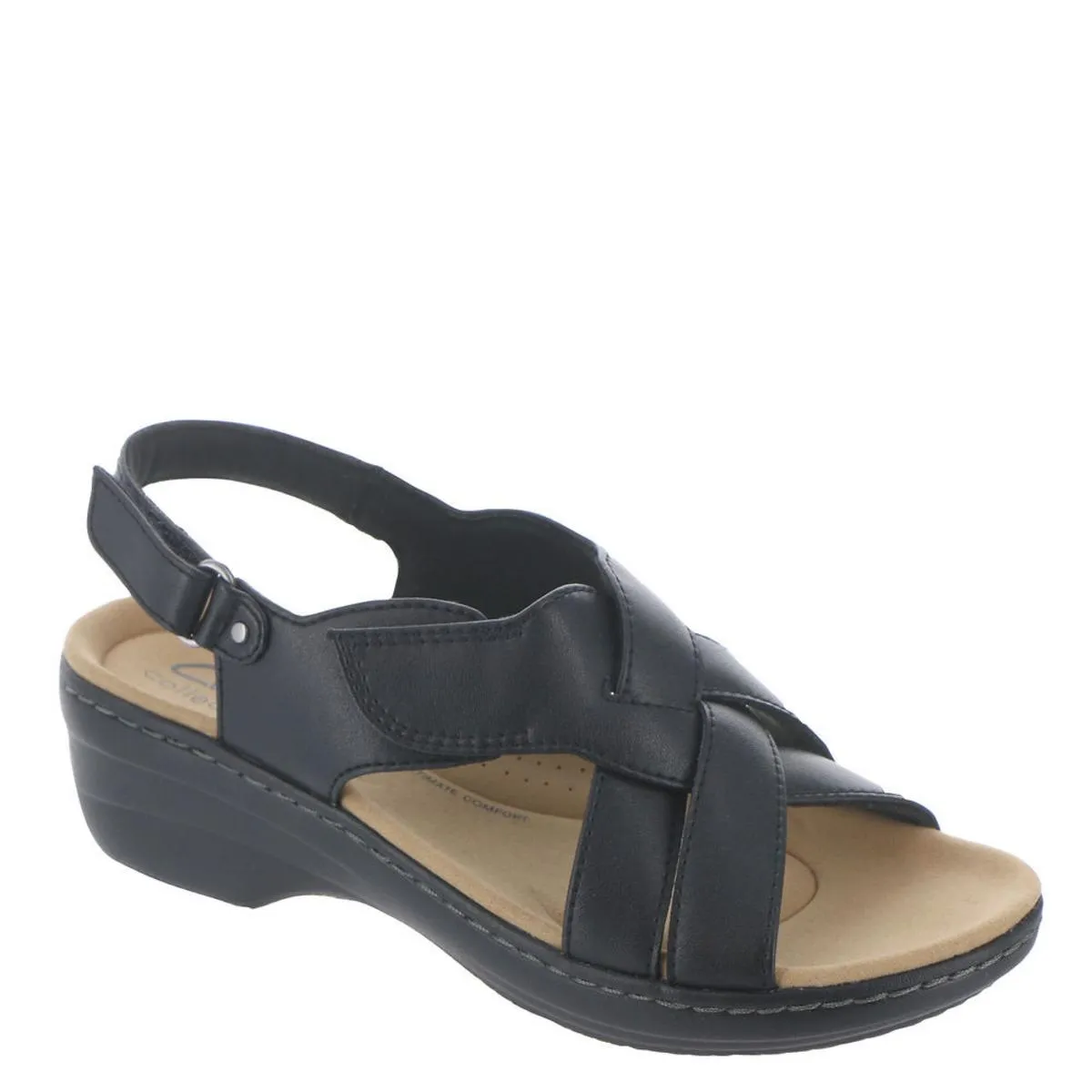 Merliah Echo Womens Cushioned Footbed Wedge Sandals
