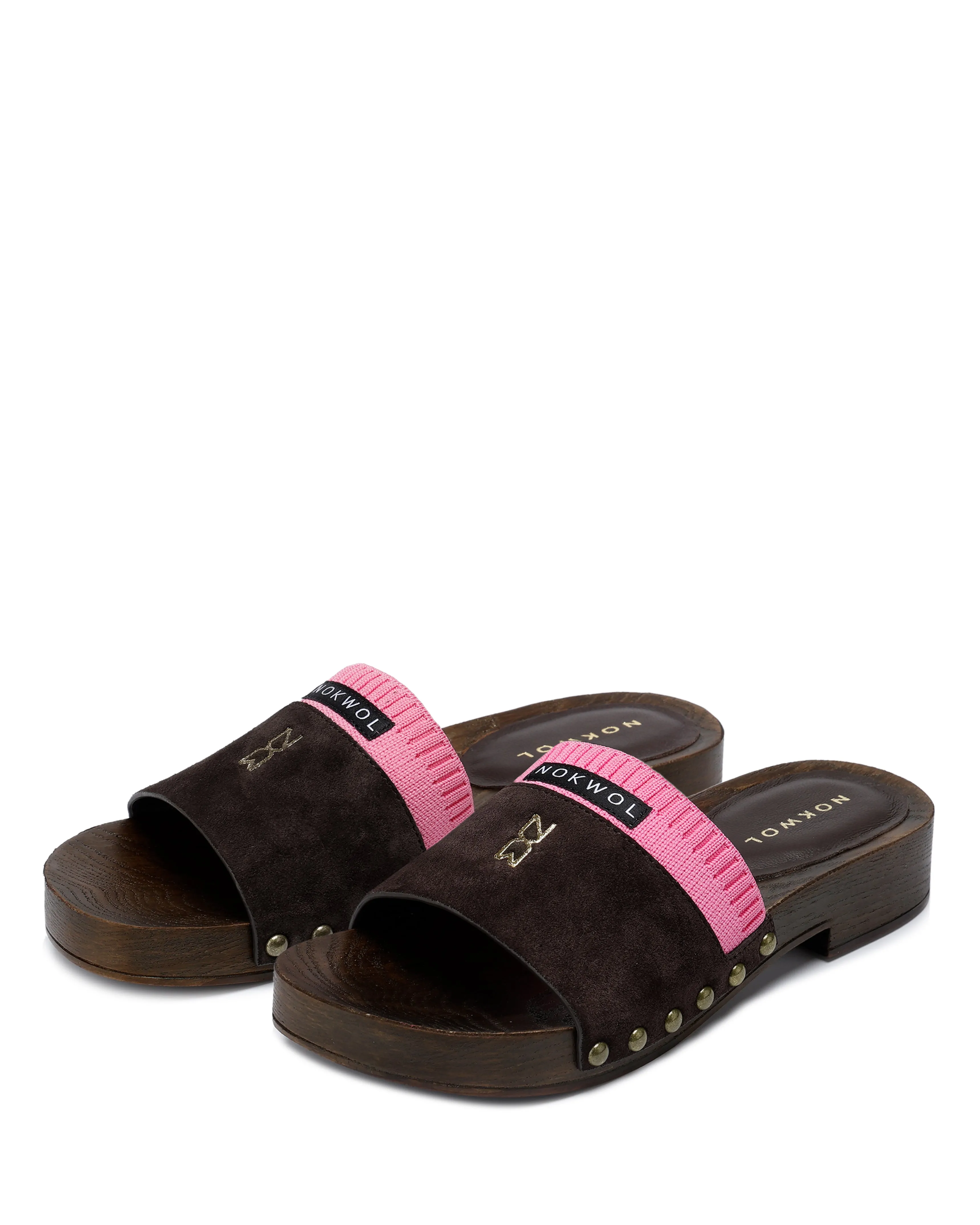Miri Brown/Pink Suede