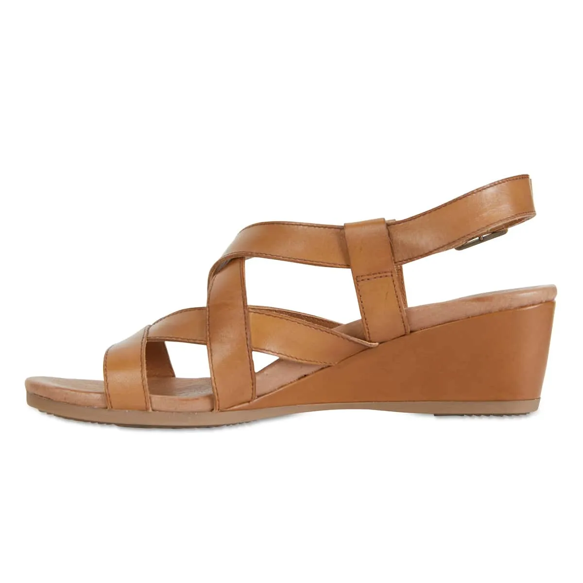 Miriam Heel in Cognac Leather