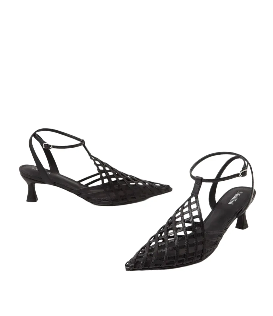 Mollini Glee Black Leather